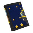 thumbnail image 2 of Chririnla Cartoon Truck Star Trifold Pouch, Polyester Fabric Youth Wallet for Travel and Shopping, Lightweight Compact Children's Wallet, 2 of 6