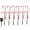 Red, variant on Uutvmp Christmas Outdoor Candy Cane Lights, 12Pcs Christmas Pathway Markers with Warm White Lights, Connectable for Indoor Outdoor Holiday Walkway Patio Garden Christmas Ornament