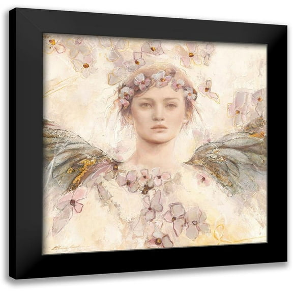 Amrhein, Elvira 12x12 Black Modern Framed Museum Art Print Titled - Air de printemps II