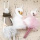 thumbnail image 5 of Almohada de Peluche de Cisne Rosa Sunnimix Animal de dibujos animados Throw Pillow, 5 of 6