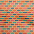 thumbnail image 1 of oneOone Viscose Jersey Orange Fabric Geometrical Craft Projects Decor Fabric Printed By The Yard 60 Inch Wide, 1 of 4