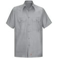thumbnail image 4 of Red Kap Men's Short Sleeve Solid Ripstop Shirt - SY60, 4 of 5