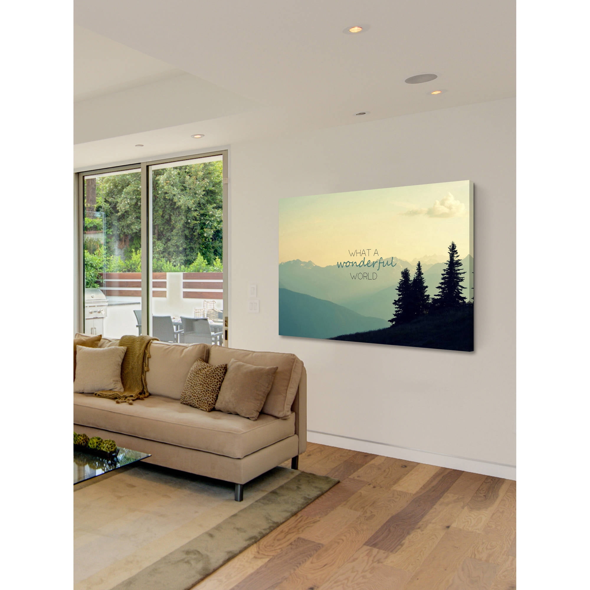 Marmont Hill "What a Wonderful World" by Robert Dickinson Painting Print on Canvas