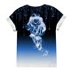 thumbnail image 5 of Blusa holgada de manga corta con cuello redondo y estampado a la moda para mujer Pompotops  hfajkhk128537, 5 of 5