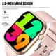 thumbnail image 3 of Reloj inteligente con llamadas por Bluetooth, control de temperatura corporal y actividad física para hombres y mujeres, 3 of 5