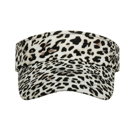 

iOPQO Baseball Caps Fashion Women Leopard Print Sun Protection Topless Baseball Visor Cap ladies shoes White