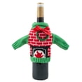 thumbnail image 2 of Bearachild Navidad tejer botella de vino muñeco de nieve guirnalda cubierta ropa cocina de cena para Año Nuevo suministros para arreglos de fiesta de Kits de decoración para fiestas Guirnalda Bearachild HA070654-03, 2 of 6