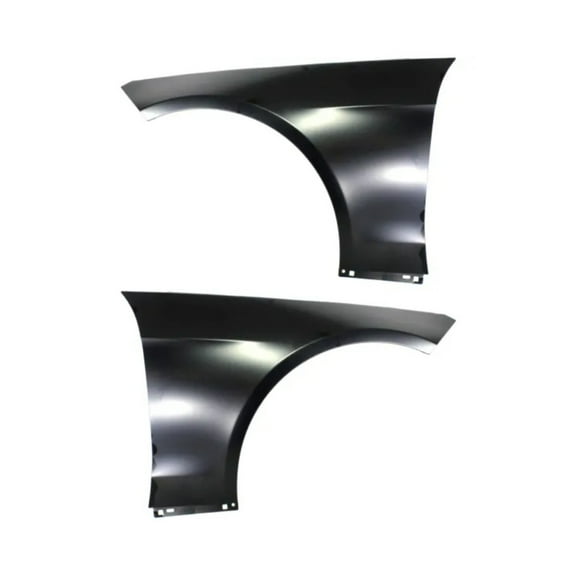 KarParts360 For Mercedes-Benz E300 2012 2013 Fender Assembly Driver And Passenger Side | Pair | Front | Aluminum | Primed Finish | W212 | Sedan | For MB1240134, MB1241134 | 2128801118, 2128801218