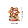thumbnail image 3 of Fortune God & Lion Dance Rotating Fridge Magnets, Chinese Traditional Auspicious Pattern Refrigerator Magnets with Lucky Cat Design, Spinning Magnetic Decor for Kitchen Office Home Decoration, 3 of 6