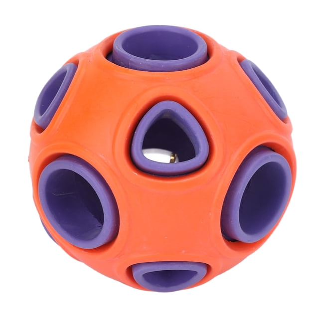 Bola Dog Toy Bola Bola Resistente A la Mordedura Duración Durable Comida Interactiva Alimentos Bola de Juguete Con Sonido Bell For Dogs Cats