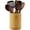 Bamboo, variant on Wood Kitchen Utensil Holder, 360° Rotating Large Utensil Crock Organizer for Countertop, 7.2" Utensil Container for Cooking Tools, Spatulas, Spoons, and Kitchen Gadgets