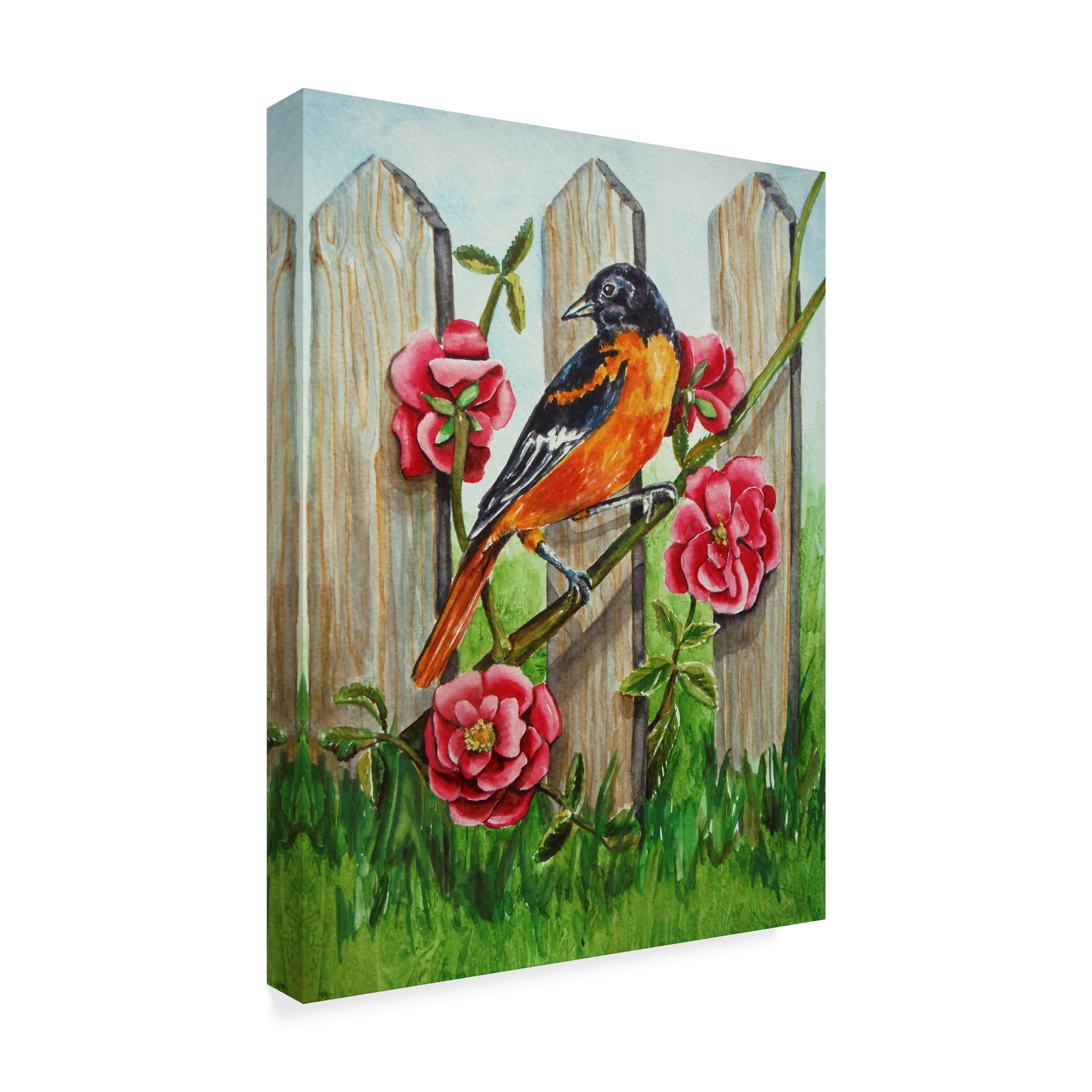 Oriole Bird' Canvas Art by Charlsie Kelly