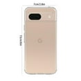 thumbnail image 3 of Transparent Case for Google Pixel 8A Show Original Design Premium Material Slim Precise Cutouts, 3 of 7