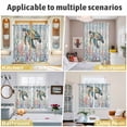 thumbnail image 5 of Coastal Turtle Kitchen Curtains Window Panels, Nautical Beach Sea Ocean Coral Vintage Insulated Window Treatment Curtain, Grommet Curtains for Bedroom/Living Room/Bathroom, 2 Piece 27.5"Wx39"L, 5 of 8
