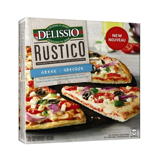 Pizza Rustico de DELISSIO(MD) Grecque Champignons, bacon et pepperoni