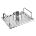 thumbnail image 1 of Soporte de cerveza, soporte para pollo, ahumador, accesorios portátiles antiadherentes, rejil para parril de carbón, rejil para pierna Sharpla Estante para asar pollo, 1 of 6
