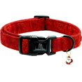 thumbnail image 1 of Collar para perro Lionheart Glory, ajustable, rojo, navideño, suave, 1 of 6