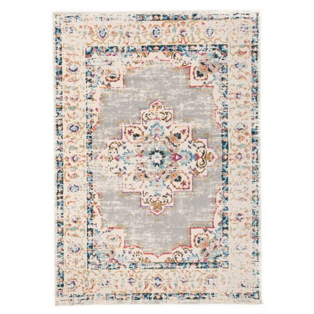 Bohemian Medallion Distressed Design Area Rug 5' x 7' (The Best Rum In The World 2019)