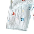 thumbnail image 4 of Faraee Baby Boy Girl 2 Piece Pajamas Sets Cute Print Toddler Summer Clothes Long Sleeve Tops Pants Casual Sleepwear Loungewear (Sky Blue,9-12 Months), 4 of 4