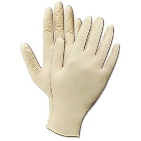 Magid Glove & Safety Mfg AG44100TXL Latex Disposable Gloves, Lightly Powdered, XL, 100-Pk.