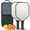 Black-1, variant on Pickleball Paddles Set Of 2, Fiberglass Surface, Adventure Map Print, 4 Balls & Bag