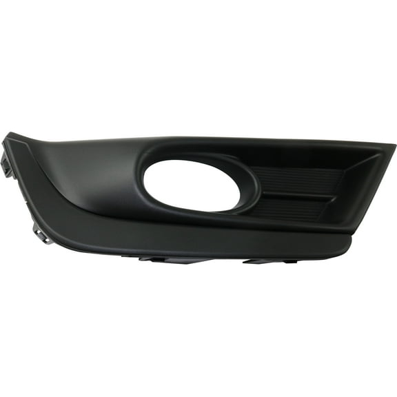 Fog Light Trim Compatible with 2017-2019 Honda CR-V Front, Passenger Side Black