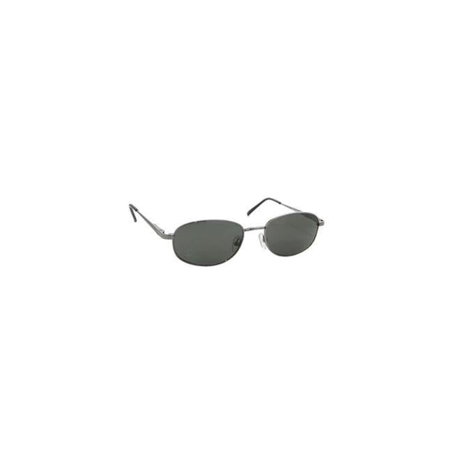 3711GPP Logan Polarized Sunglasses - Gunmetal - Smoke Lens - 65mm - Scratch-Resistant
