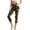 Christmas Tree Elk Snowman Snowflake Black, variant on SCRAWLGOD Fall Flowers Print Beige Capri Leggings for Women - Slim High Waisted Capris Tummy Control Yoga Pants with Pockets Breathable Workout Cycling Cropped Tights, XXL