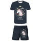 thumbnail image 2 of Verano niñas unicornio ropa traje niños moda niños niñas dibujos animados camiseta pantalones cortos 2 uds conjunto Casual ropa niños chándales 12T Gao Jinjia LED, 2 of 2