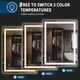 thumbnail image 4 of 32x40 pulgada LED bathroom mirror-front y backlit anti-fog dimmable con memory function-suitable para wall mounting horizontal o vertical placement-a smart choice para bathrooms, 4 of 7