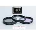 thumbnail image 5 of 3PC HD Glass Filter Kit (UV + Polarizer + FLD) for Sony SAL-50M28 Lens, 5 of 5