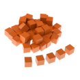 thumbnail image 2 of Cubos de madera de 0,8 pulgadas, paquete de 50 bloques de madera cuadrados en blanco de colores para pintar y decorar, hacer rompecabezas, manualidades y proyectos de bricolaje naranja Zulema Cubo cuadrado de madera, 2 of 8