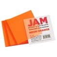thumbnail image 5 of JAM Paper Transparent Sticky Note Pad, Orange, 3 x 3, 300 Sheets/Pack, 5 of 5