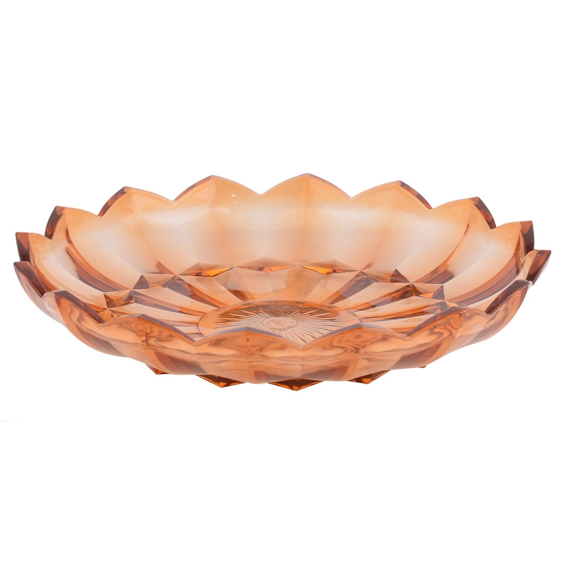 Unique BargainsHome Plastic Flower Shaped Fruit Dessert Dish Plate Holder Container Tray... by