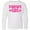 AA-White, variant on Inktastic Pawpaw's Girl Gift Long Sleeve Youth T-Shirt