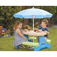 thumbnail image 2 of Mesa de pícnic Little Tikes Easy Store con paraguas para 6 niños, 2 of 5