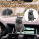 thumbnail image 2 of Adorno Colgante Para Coche Con Gato Y Perro, Decoración Para El Espejo Retrovisor, Decoración Divertida Para El Avión, 2 of 4