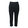 thumbnail image 6 of Capri Leggings for Women Spring Summer Elastic High Waist Mesh Patchwork Stretch Workout Capris Cropped Yoga Pants, 6 of 9