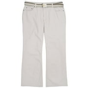 Faded Glory - Women's Plus Belted Wide Leg Pant