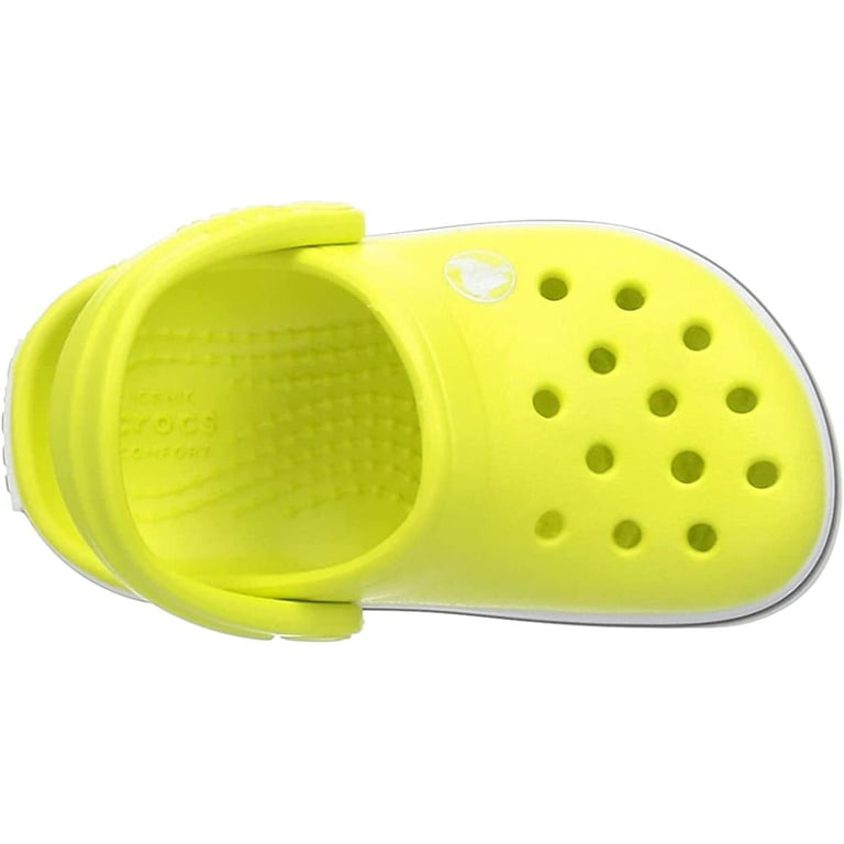 Neon sales yellow crocs