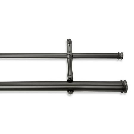 Cambria Premier Complete 48-Inch x 88-Inch Double Drapery Rod in Graphite