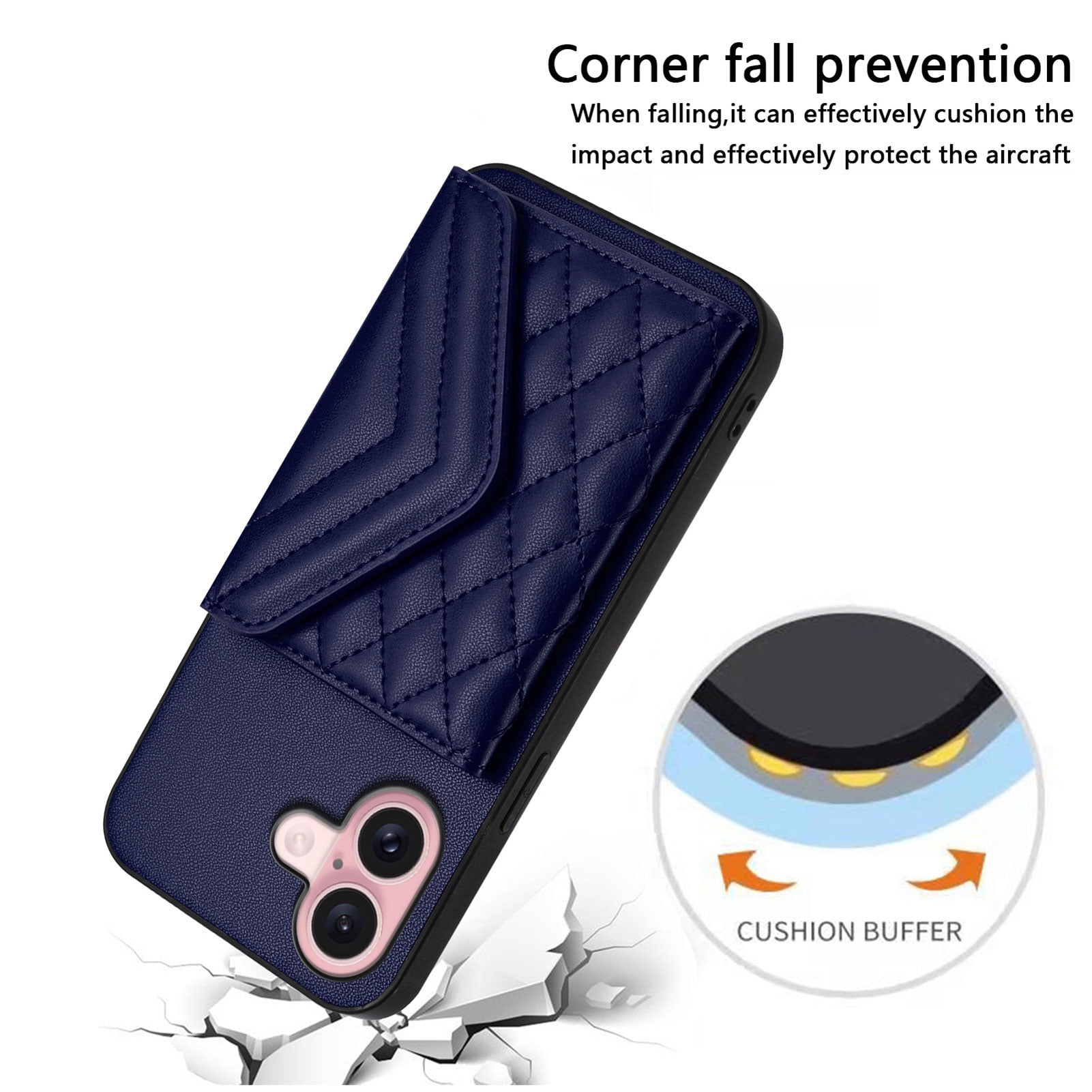 Case for Moto G Play 2024 4G Crossbody wallet cover, with card holder, leather material, equipped with a long shoulder strap, shockproof flip-top phone case