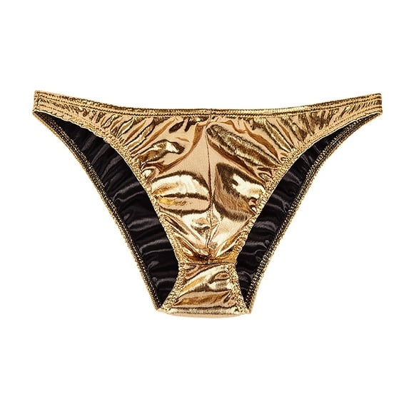 Ediodpoh Vêtements Exotiques pour Hommes sous-Vêtements Aguichant Caleçons Courts Unis pour Hommes Lingerie Confortable et Tendance pour des Moments pour le Quotidien sous-Vêtements pour Hommes Or A