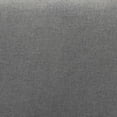 thumbnail image 4 of Baxton Studio Abner Modern and Contemporary Transitional Dark Grey Fabric Upholstered and Walnut Brown Finished Wood Twin Size Headboard, 4 of 7