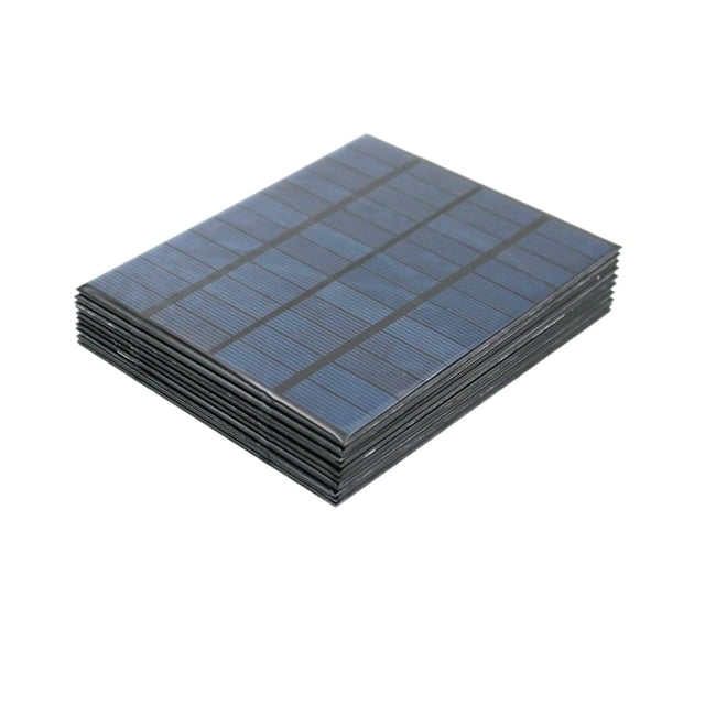 10Pcs Solar Panel 12V 1.5 2 3 5 7 W Mini Solar System DIY Outdoor Battery Cell Phone Chargers Portable Solar Cell 1.5W 18650 ,Easy to Install