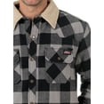 thumbnail image 4 of Genuine Dickies Men's Buffalo Twill Shirt Jacket with Sherpa Collar, 4 of 4