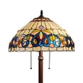 thumbnail image 2 of CHLOE Lighting SERENITY Victorian Tiffany-Style Dark Bronze 2 Light Floor Lamp 18" Wide, 2 of 4