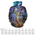 thumbnail image 2 of Scooby Doo Unisex Adult Sweatshirt Novelty Hoodie 3D Print Casual Sweater Jacket Pullover Hoodie Fall Winter Clothes 3XL, 2 of 8