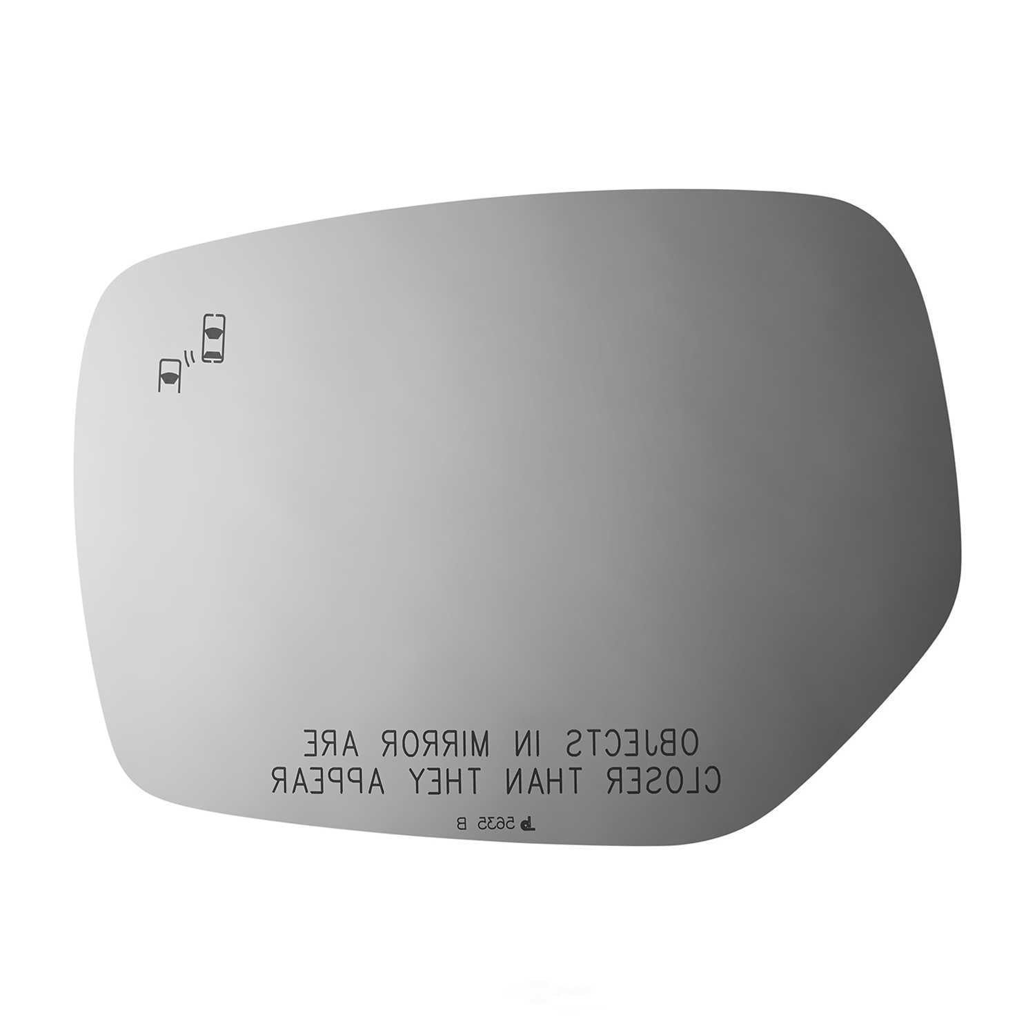 Burco Side View Mirror Replacement Glass - Clear Glass - 5635B