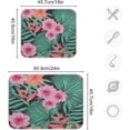 thumbnail image 3 of FREEAMG Plam Red Flowers Kitchen Dish Drying Mat, 16'' x 18'' Super Absorbent Dish Drying Mat for Kitchen, Sink, Dining Table, 3 of 7